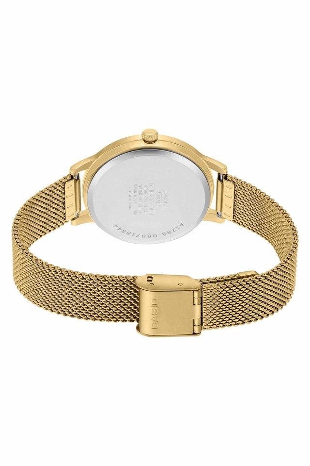 Casio gold mesh store watch