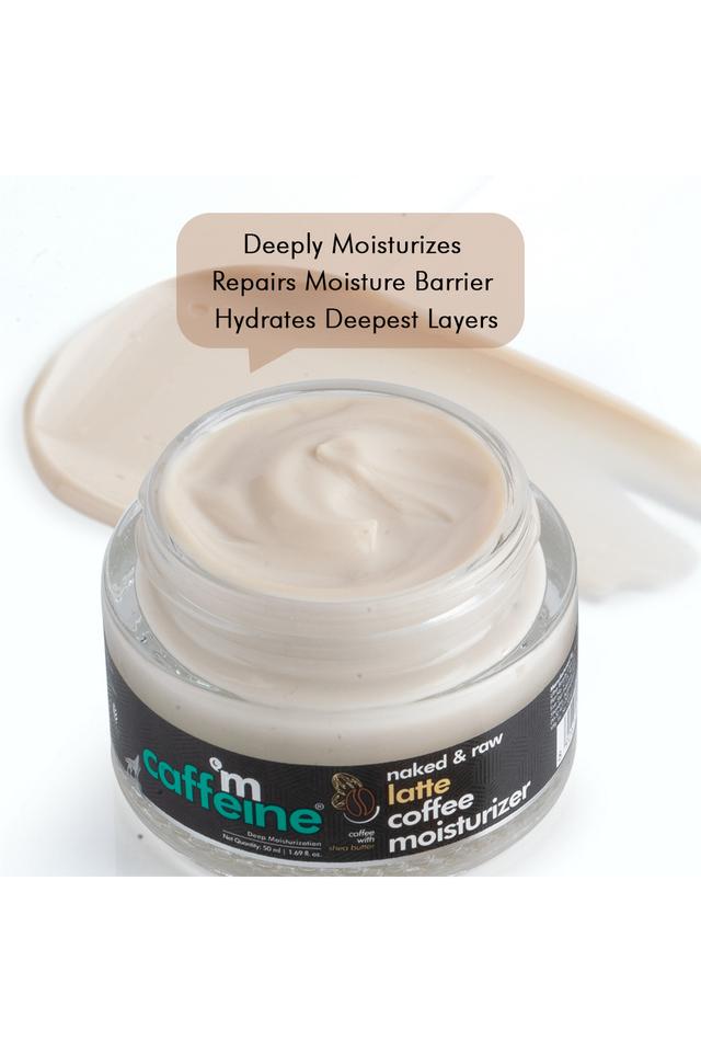 Buy M CAFFEINE Naked & Raw Latte Coffee Face Moisturizer with Shea