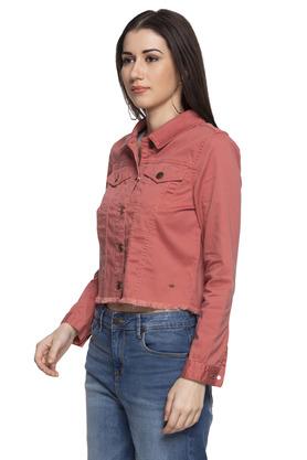 JEALOUS 21 - Peach Casual Jackets - 1