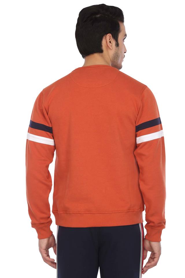 Flying machine 2025 orange sweatshirt