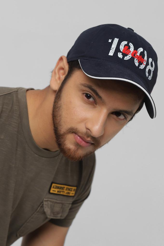 Buy LEE COOPER Blue Solid Cotton Mens Cap