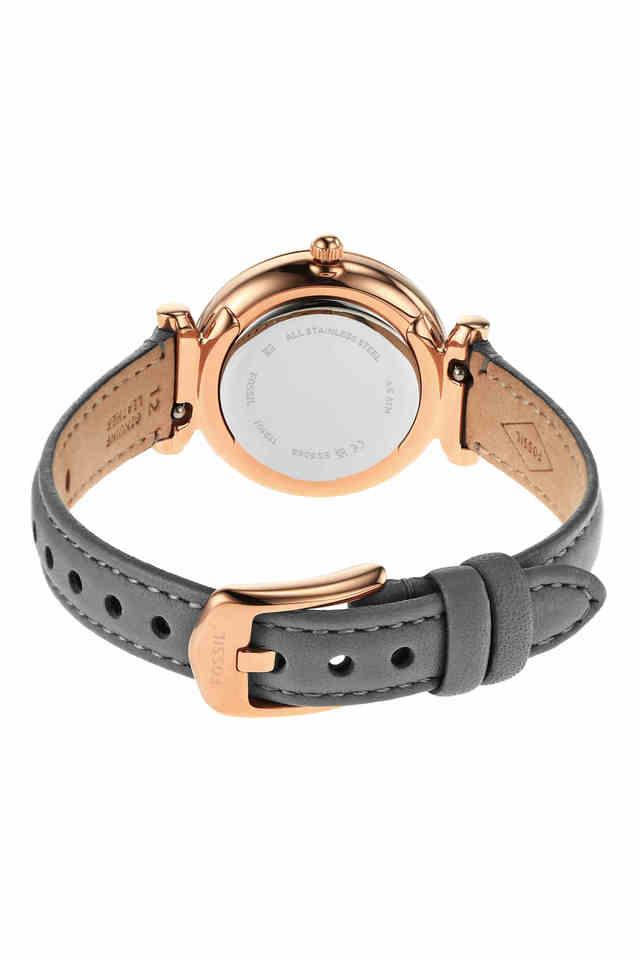 Fossil women's leather discount watches