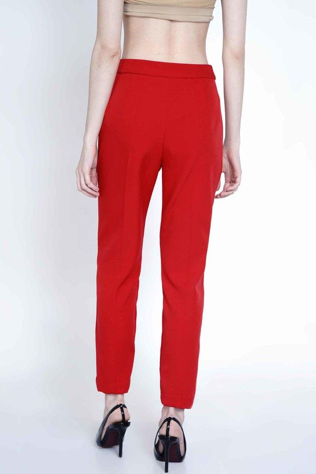 SAMSHEK -  Red Trousers & Pants - Main