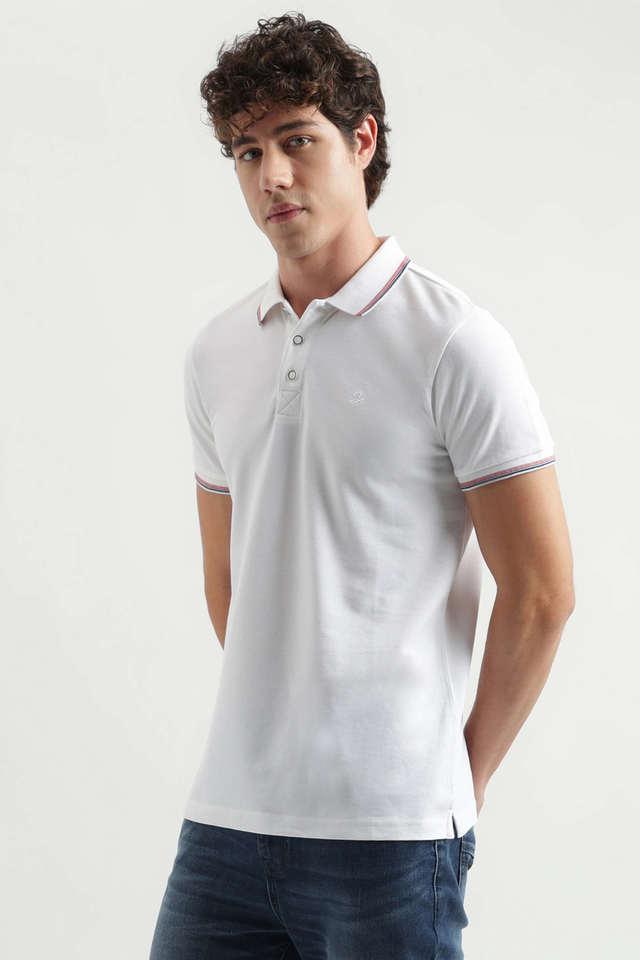 Ucb white 2024 polo t shirt