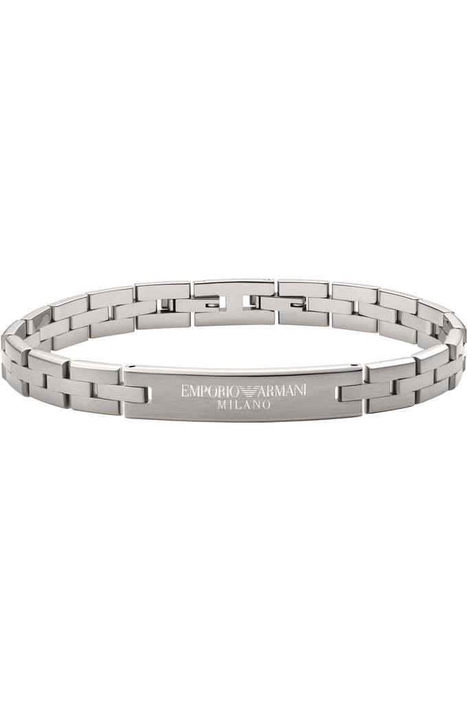 Emporio armani men's stainless steel chain online link bracelet