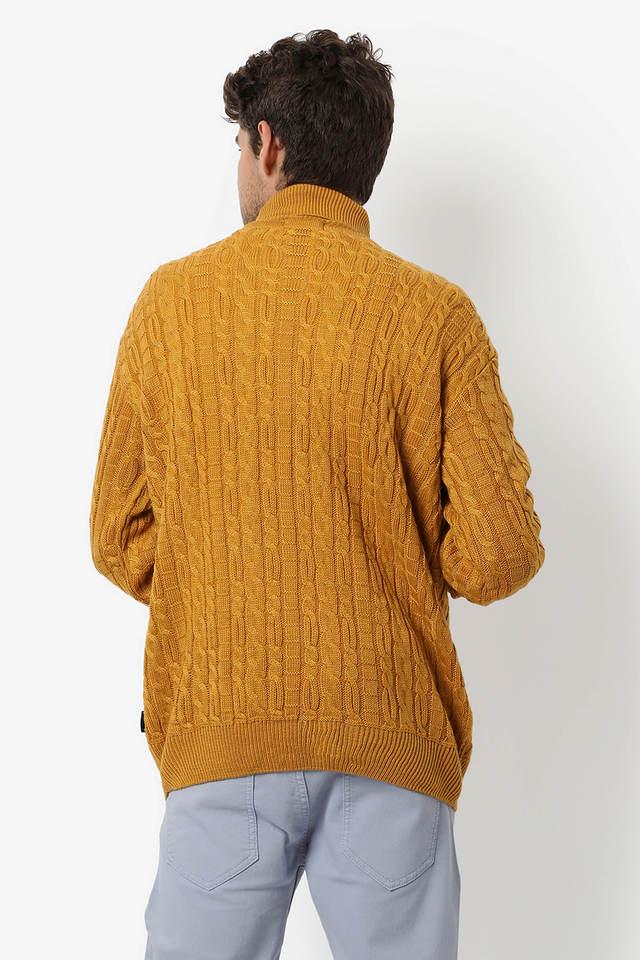 Mens yellow wool clearance sweater