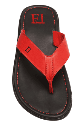 FRANCO LEONE - Red Flip Flops - 1