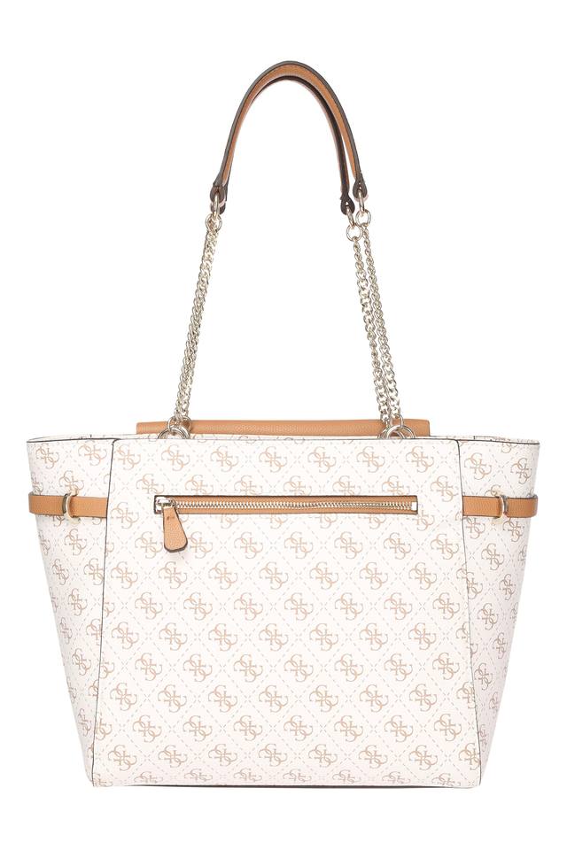 GUESS Emiliya PU Zipper Closure Women's Casual Tote Bag