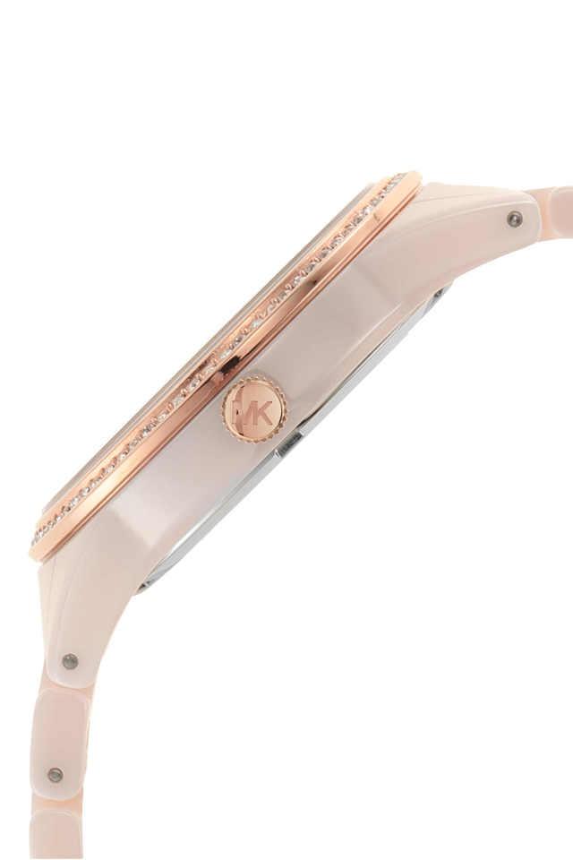 Michael kors pink ceramic watch hot sale