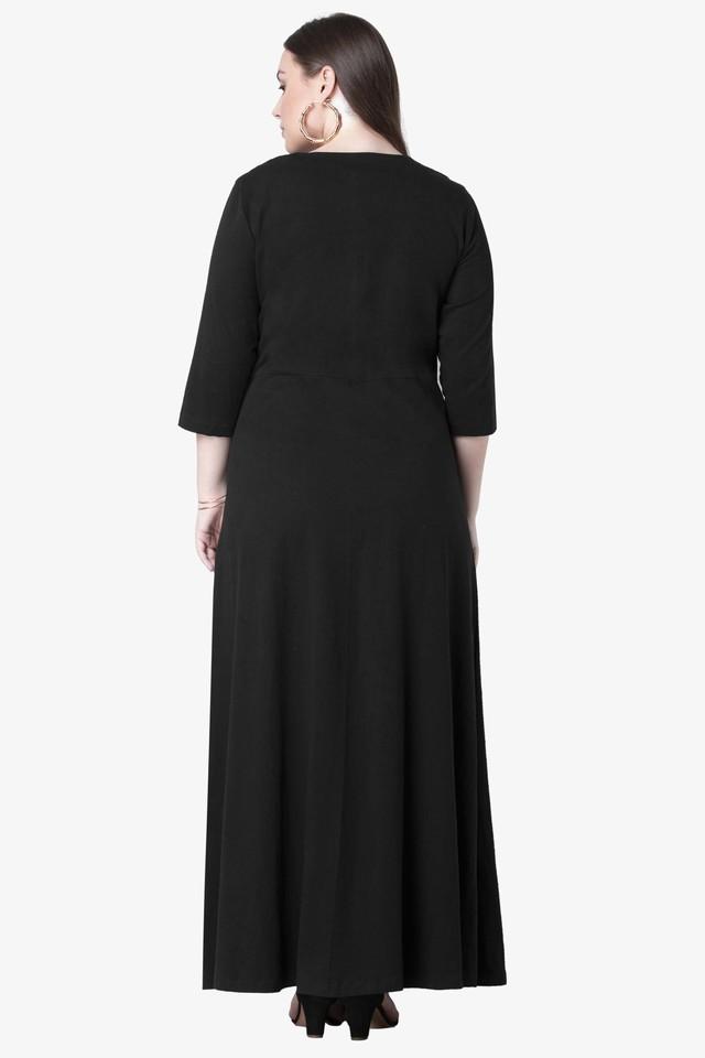 long black jersey maxi dress