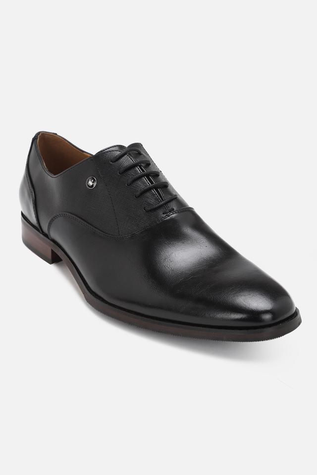 LP LOUIS PHILIPPE Men Formal, Casual Black Genuine Leather