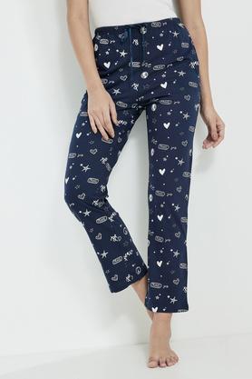 Ladies navy 2025 pyjama bottoms