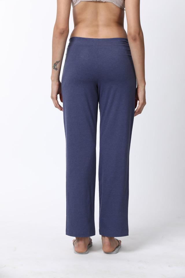 Buy ENAMOR Dusty Blue Womens Basic Pull On Straight Leg Lounge