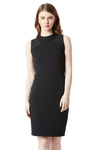 miss chase black bodycon dress
