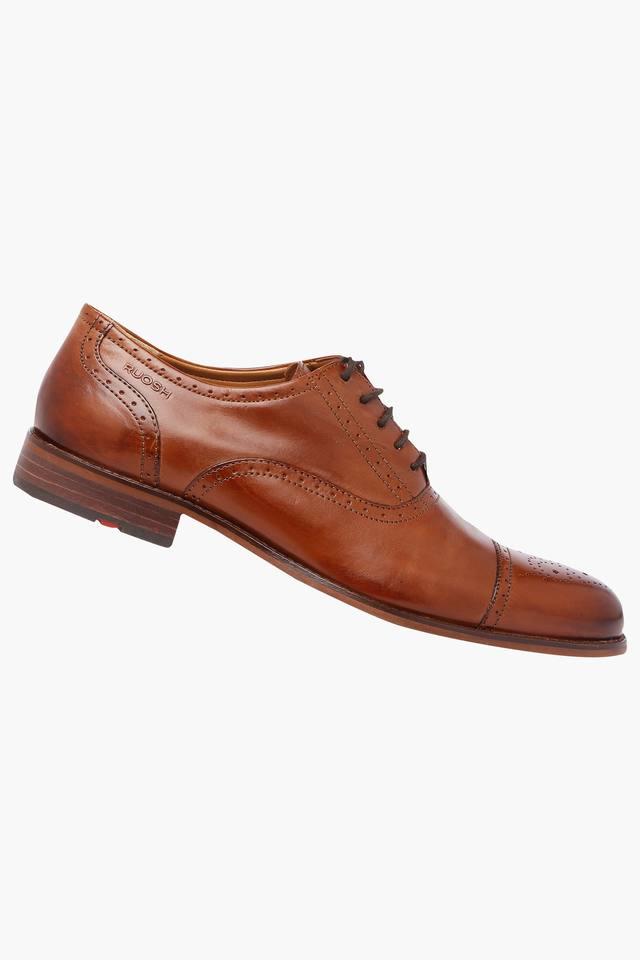 Mens Leather Lace Up Oxford Shoes