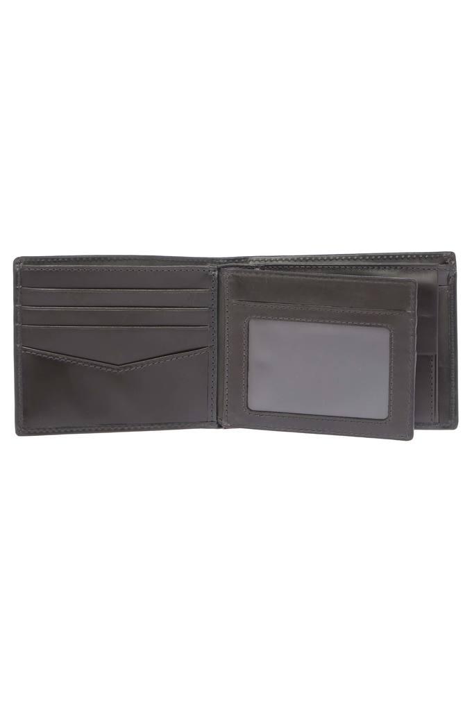 Burberry Vintage Check International Bifold Wallet 8 Slot Black in Calfskin  - US