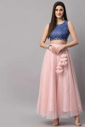 Flared net outlet skirt