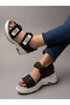 Buy Grey Sports Sandals for Women by Shoetopia Online