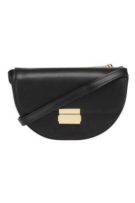 Buy Bebe Black Womens Hook And Loop Closure Sling Bag Shoppers Stop