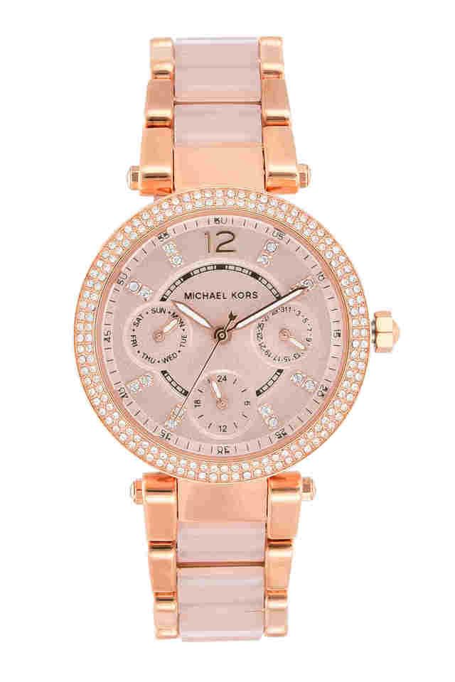 Buy MICHAEL KORS Womens Mini Parker Rose Gold Analogue Watch