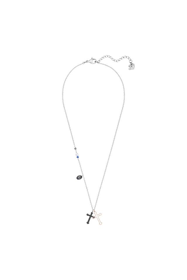 Buy Tewiky 18k Gold/Silver Plated Simple Evil Eye Turquoise Cross Pendant  Choker Necklace Simple Tiny Necklace for Women Girls, Metal at Amazon.in