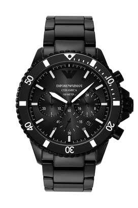 Buy ARMANI EXCHANGE Mens 44 mm Black Dial Stainless Steel