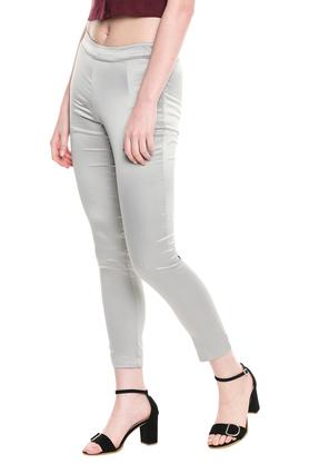 GO COLORS - Silver Grey Pants - 1