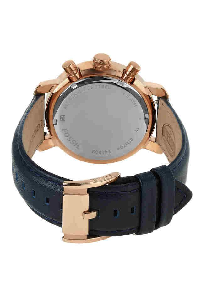 Fossil rhett outlet chronograph leather watch