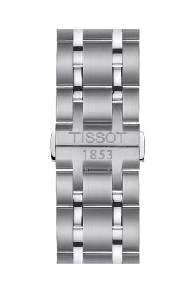 Buy TISSOT Mens White Dial Stainless Steel Chronograph Watch