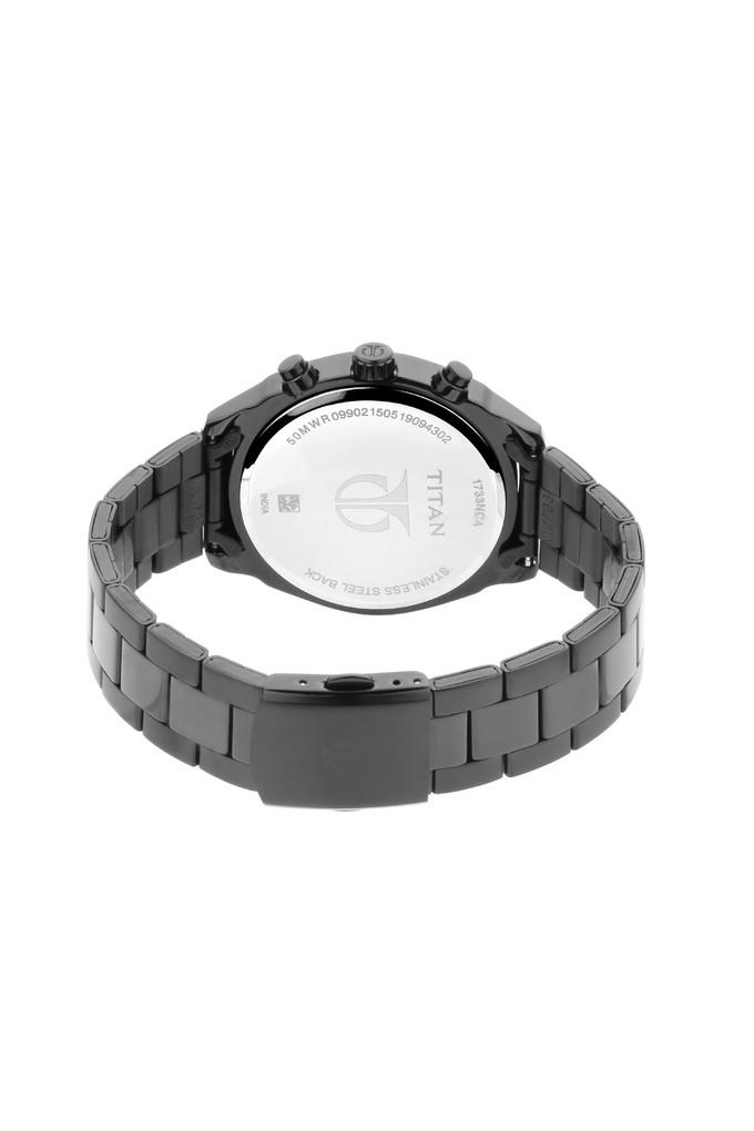 Buy TITAN Mens Grey Dial Metallic Multi Function Watch 1733NM01