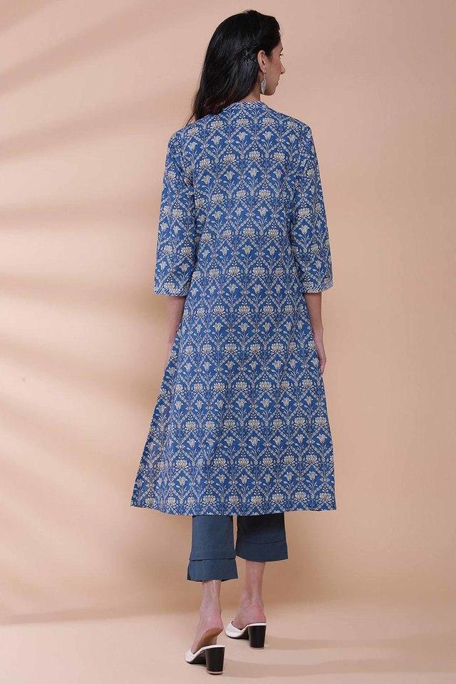 Buy BIBA Printed Collar Womens | Shoppers Stop