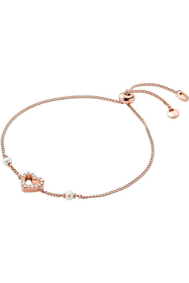 Buy the NIB Michael Kors Rose Gold Tone 7.5 Inch Unique - Charm Toggle  Bracelet W/Box 47.9g | GoodwillFinds