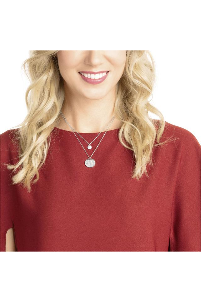 Swarovski ginger layered pendant outlet