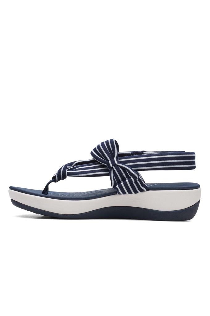 Clarks navy blue hot sale flip flops