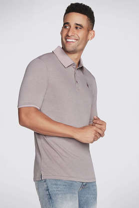 Skechers polo shirt clearance mens purple