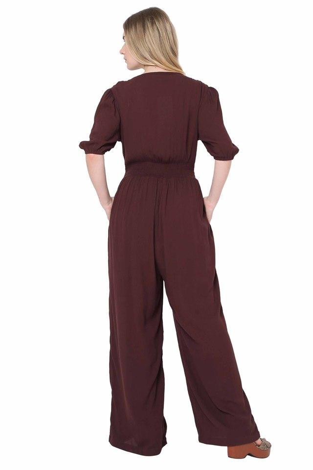 Buy Black Jumpsuits &Playsuits for Women by Favriz Online | Ajio.com