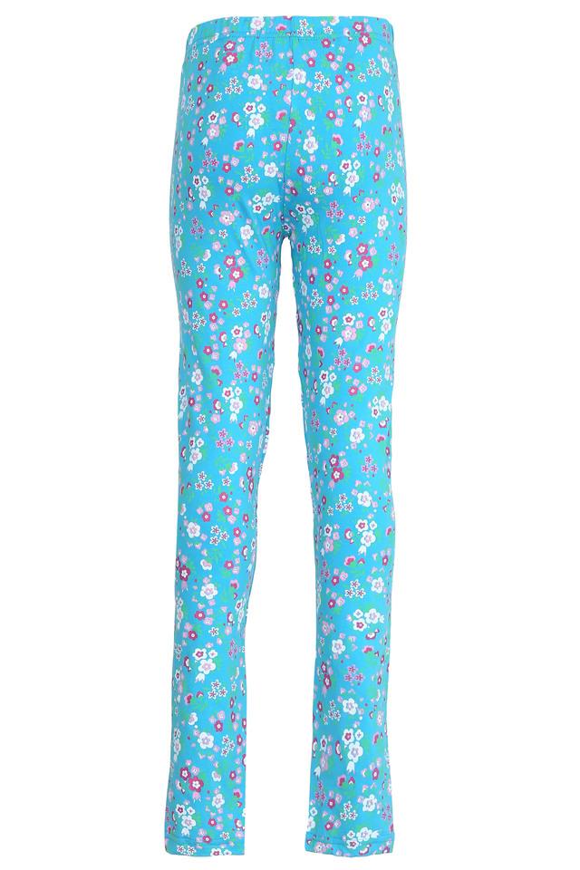 Flowers On Black - Leggings at Amazon Women's Clothing store