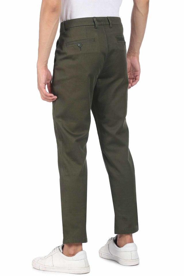 Arrow Sports Casual Trousers : Buy Arrow Sports Solid Low Rise Twill  Trousers Online | Nykaa Fashion