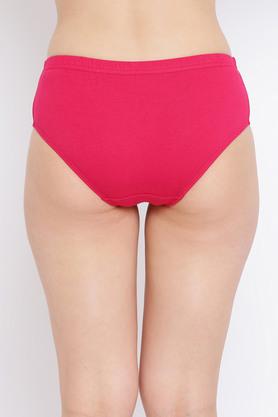 Intimate Women's Ladies Inner Elastic Cotton Hipster Panty Plain