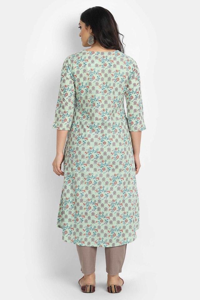 Navy Blue Yellow Women Kurtas Kurtis Haute By Shoppers Stop - Buy Navy Blue  Yellow Women Kurtas Kurtis Haute By Shoppers Stop online in India