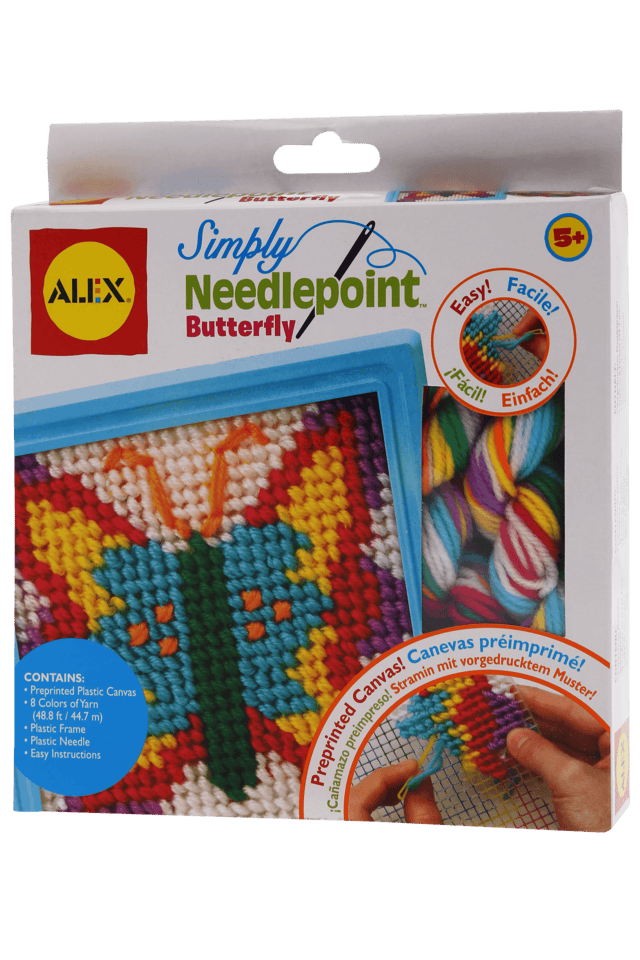 Alex Toys - Simply Needlepoint Kit, Butterfly