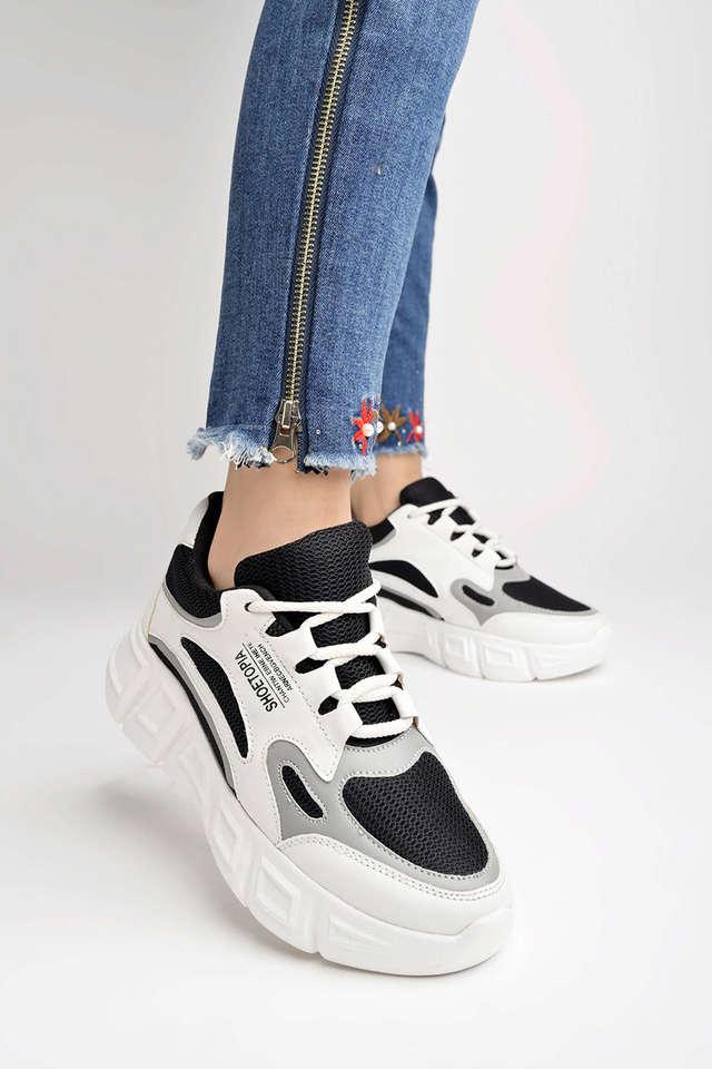 Mesh Lace Up Girls Sneakers