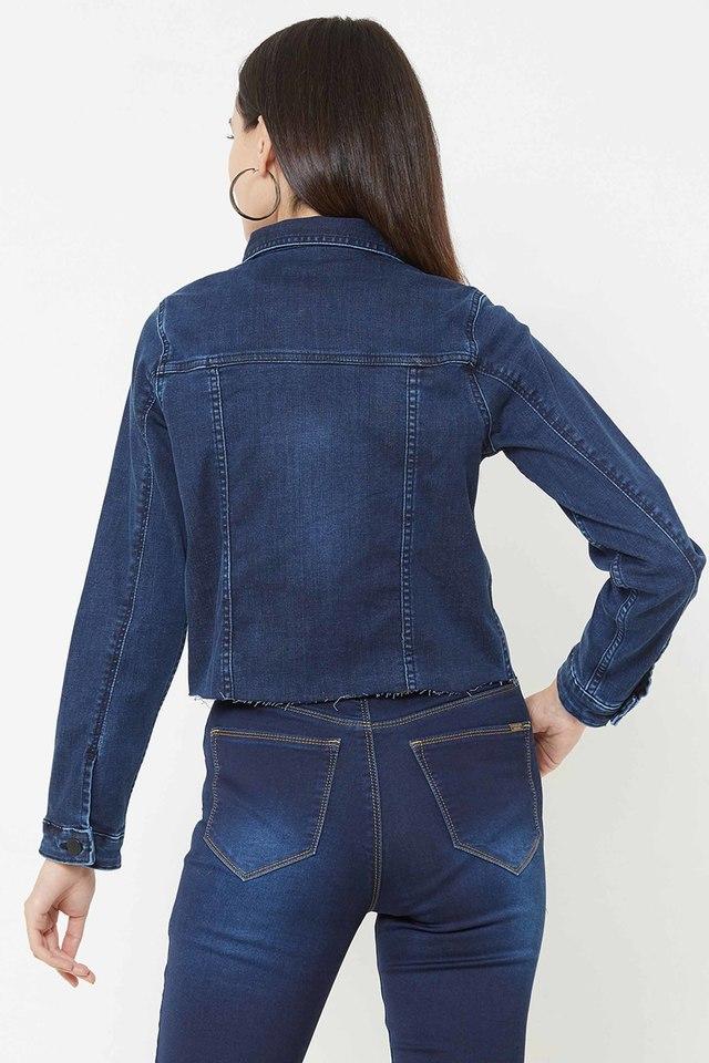 Blue casual shop jacket ladies