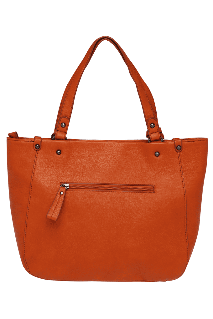 Orange cheap transparent bag