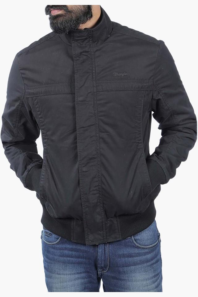 Buy WRANGLER Mens Full Sleeves Solid Jacket (Bomber Fit) | Shoppers Stop