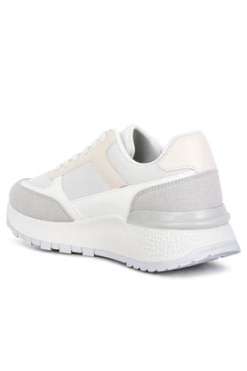 Buy LONDON RAG White The Non Ordinary Lace Up Women s Sneakers