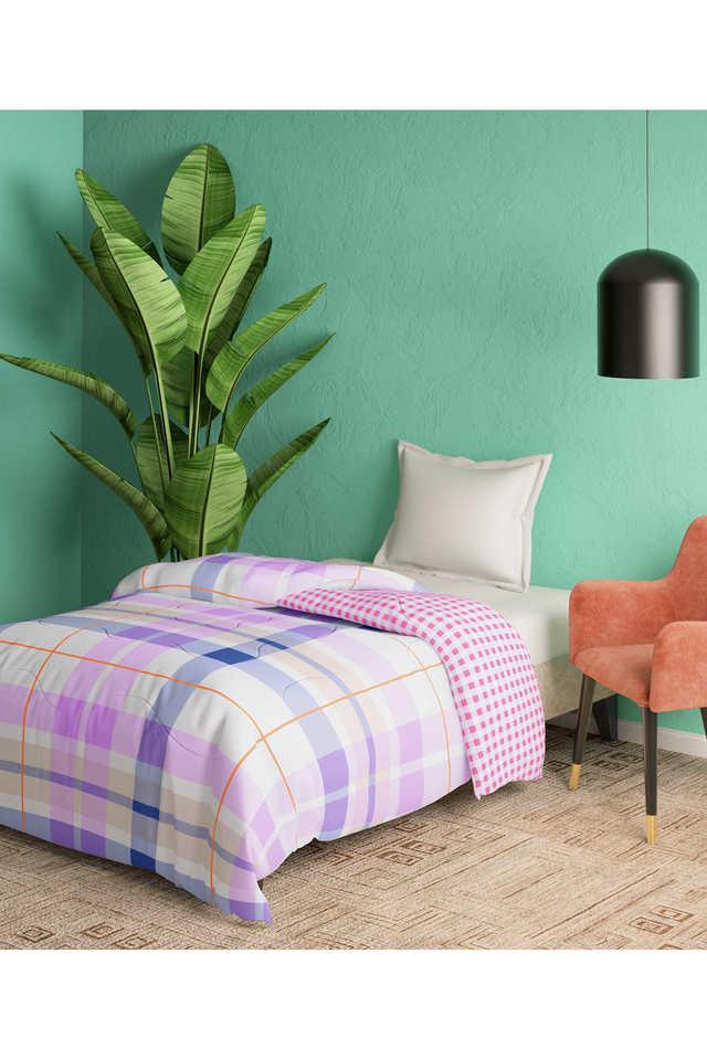 Buy PORTICO Printed 80 GSM Pink Color Single Size Comforter Shoppers Stop