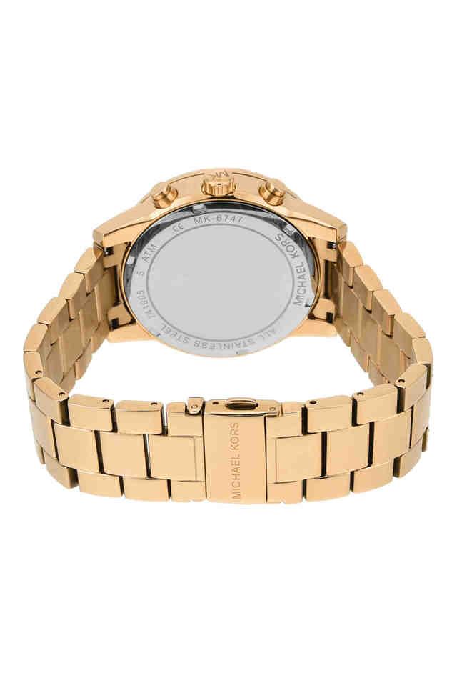 Michael Kors Ritz Chronograph Quartz Gold-tone Dial Ladies Watch MK6328 -  Walmart.com