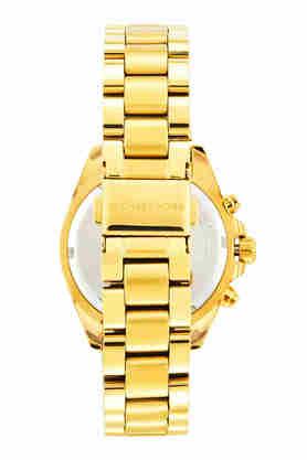 Buy MICHAEL KORS Womens 36 mm Mini Bradshaw Gold Dial Stainless