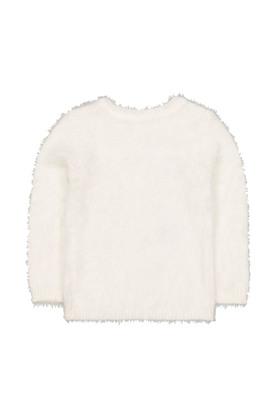 Buy MOTHERCARE Girls Cream Sequin Stars Eyelash Jumper Shoppers Stop